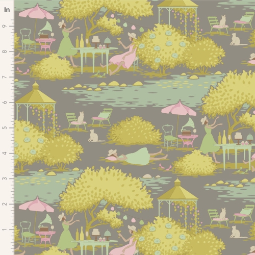 Tilda Patchwork Stoff Baumwolle - Sunday Brunch - Sunday Brunch Grey